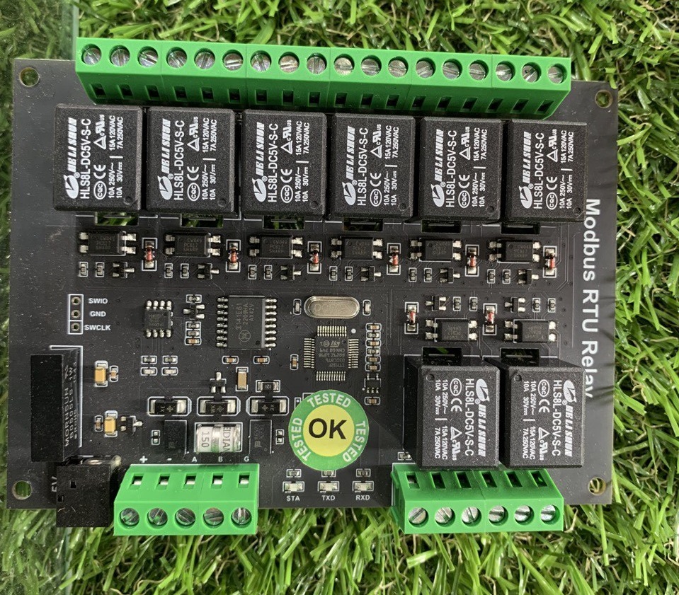 Industrial Modbus 8-Channel Relay